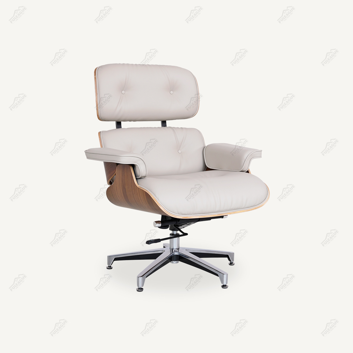 High Back Office Swivel Chair In Genuine Leather FA395-Genuine Leather