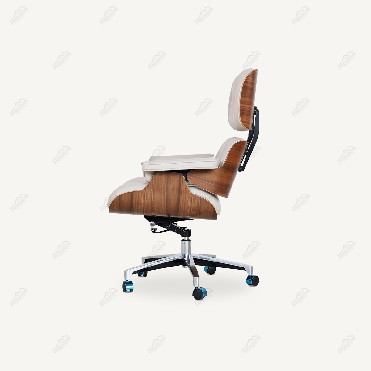 High Back Office Swivel Chair In Genuine Leather FA395-Genuine Leather