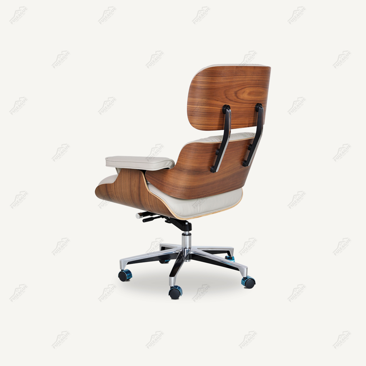 High Back Office Swivel Chair In Genuine Leather FA395-Genuine Leather