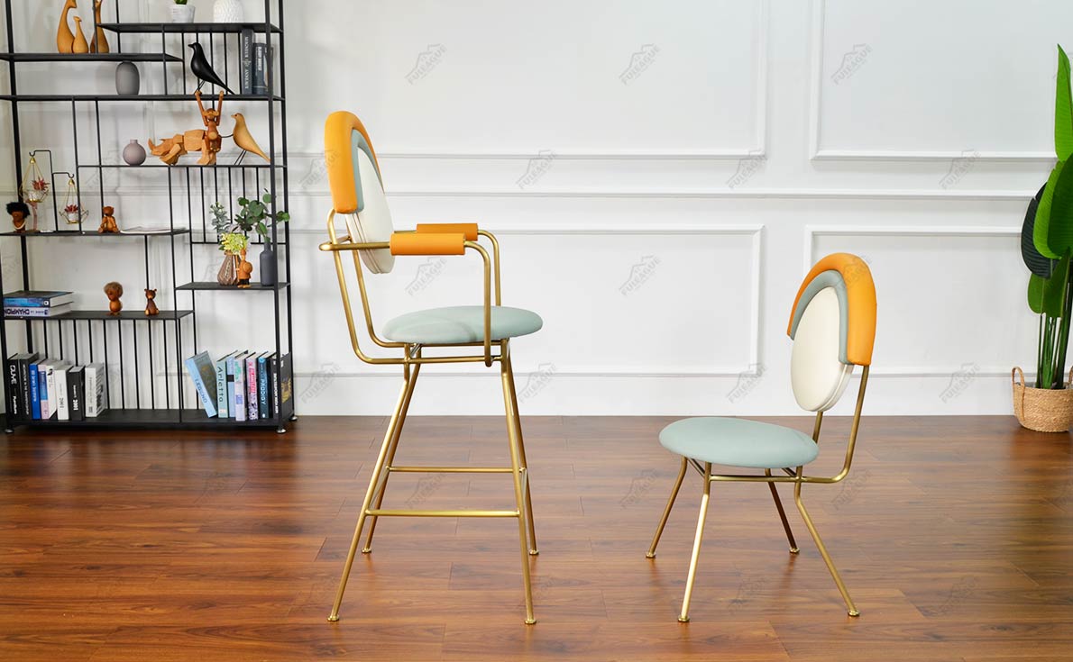 Fuleague metal modern dining chairs FA334-F