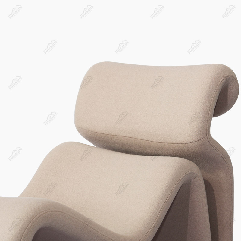 Jan Ekselius Etcetera Lounge Chair and Ottoman Replica in Fabric FA345-Lounge-F