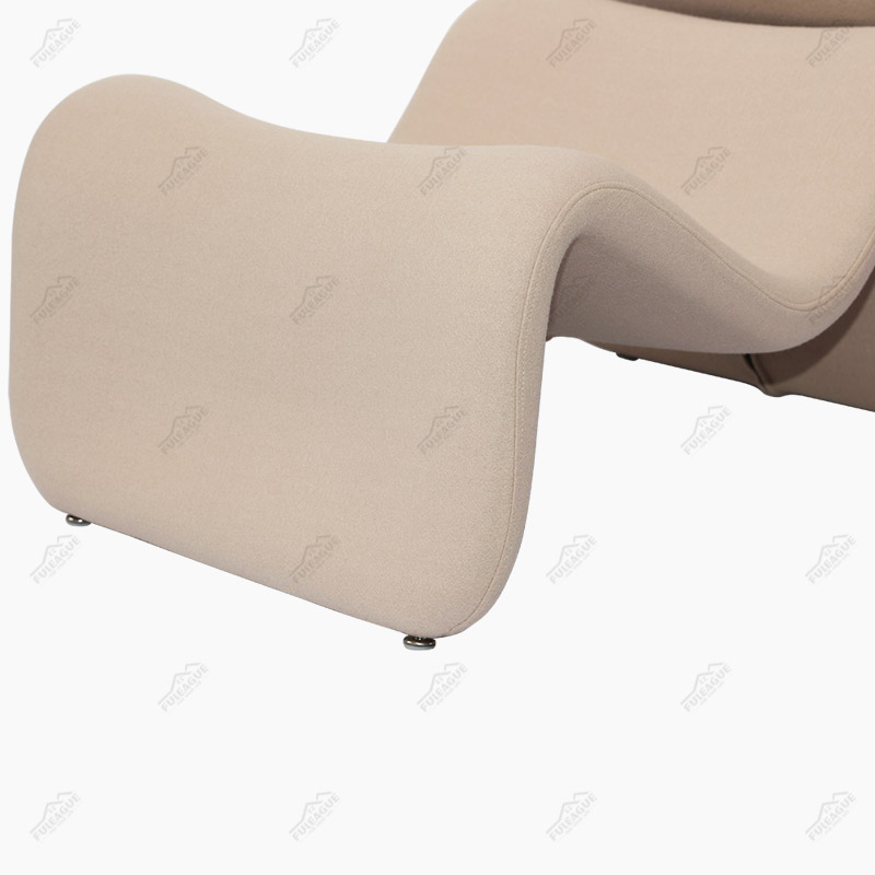 Jan Ekselius Etcetera Lounge Chair and Ottoman Replica in Fabric FA345-Lounge-F