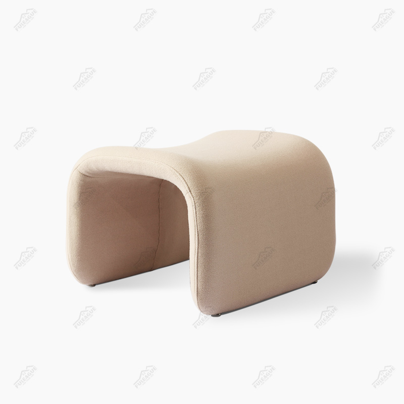 Jan Ekselius Etcetera Lounge Chair and Ottoman Replica in Fabric FA345-Lounge-F