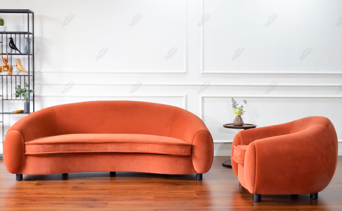 Fuleague jean royère Polar Bear,jean royere sofa FA359-1S-F