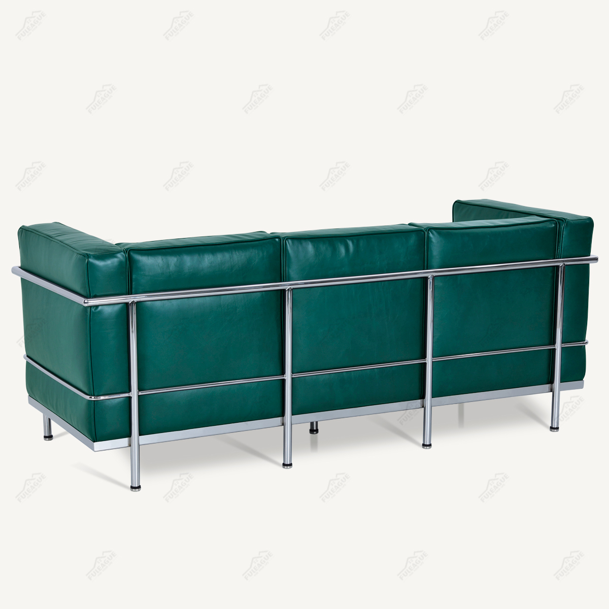 LC-2 Sofa by Le Corbusier replica in Vintage Waxed Leather FA020-3S-VWL