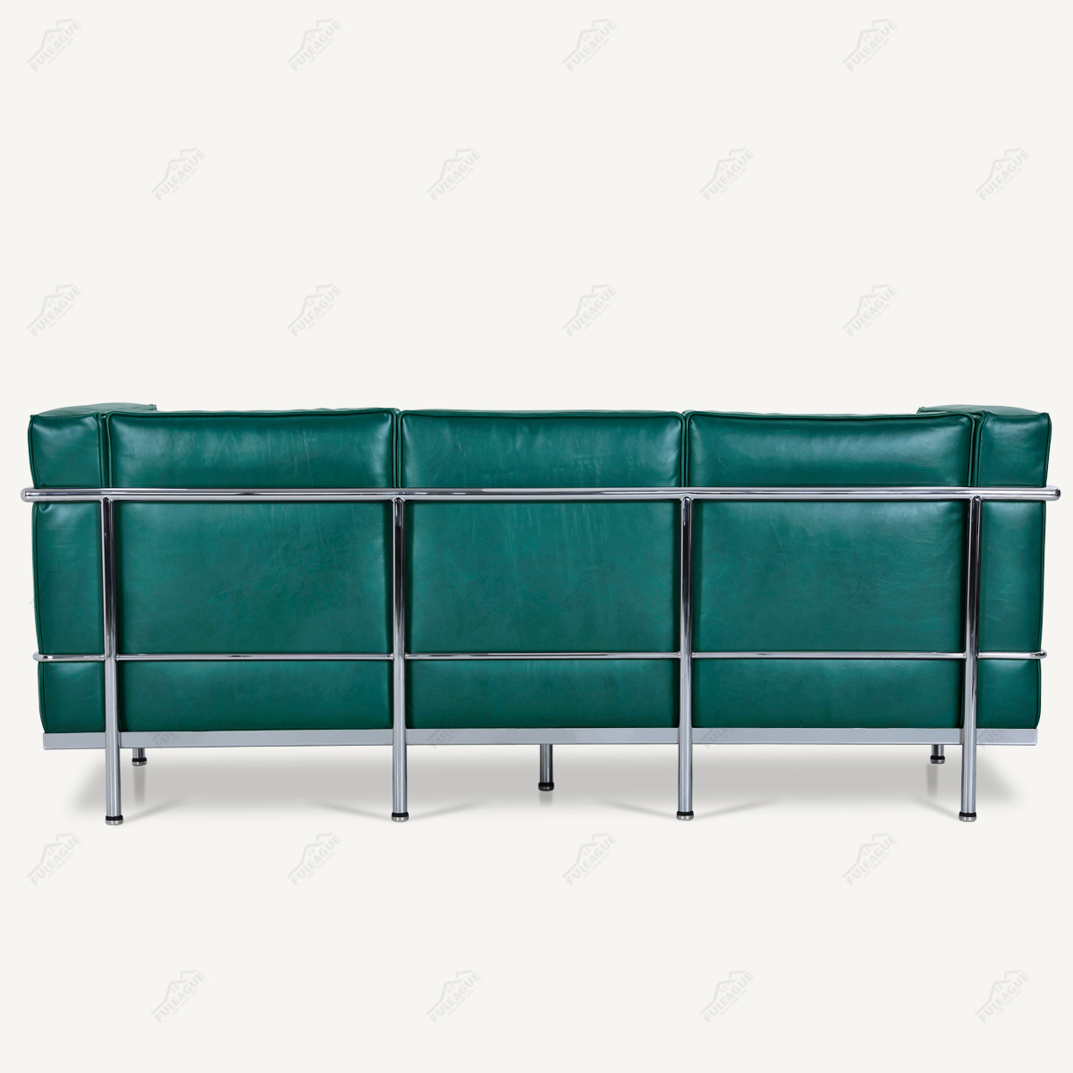 LC-2 Sofa by Le Corbusier replica in Vintage Waxed Leather FA020-3S-VWL