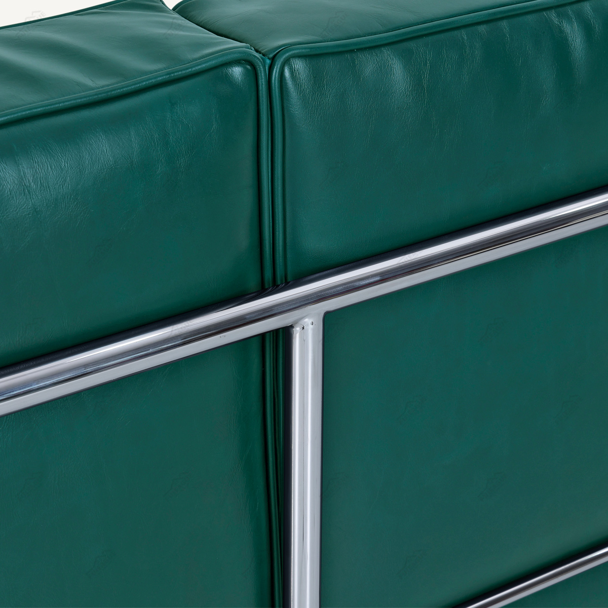 LC-2 Sofa by Le Corbusier replica in Vintage Waxed Leather FA020-3S-VWL