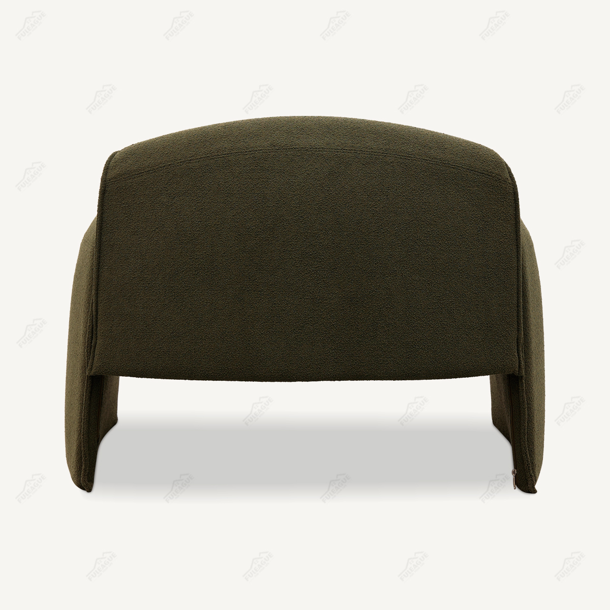 Le Club Armchair In Fabric By Jean-Marie Massaud FA389-F