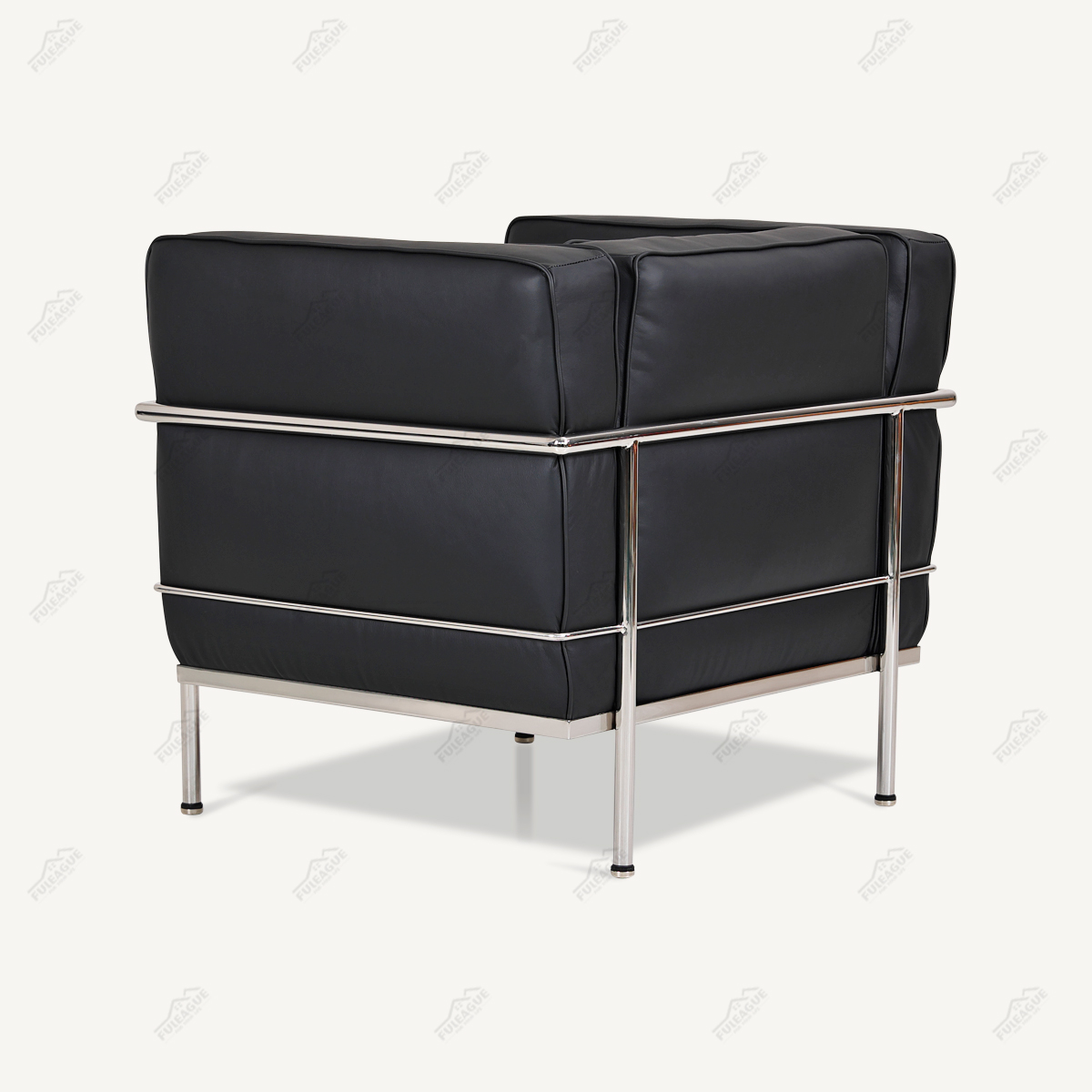 Le Corbusier LC3 Armchair Replica in Genuine Leather FA336-1S-L