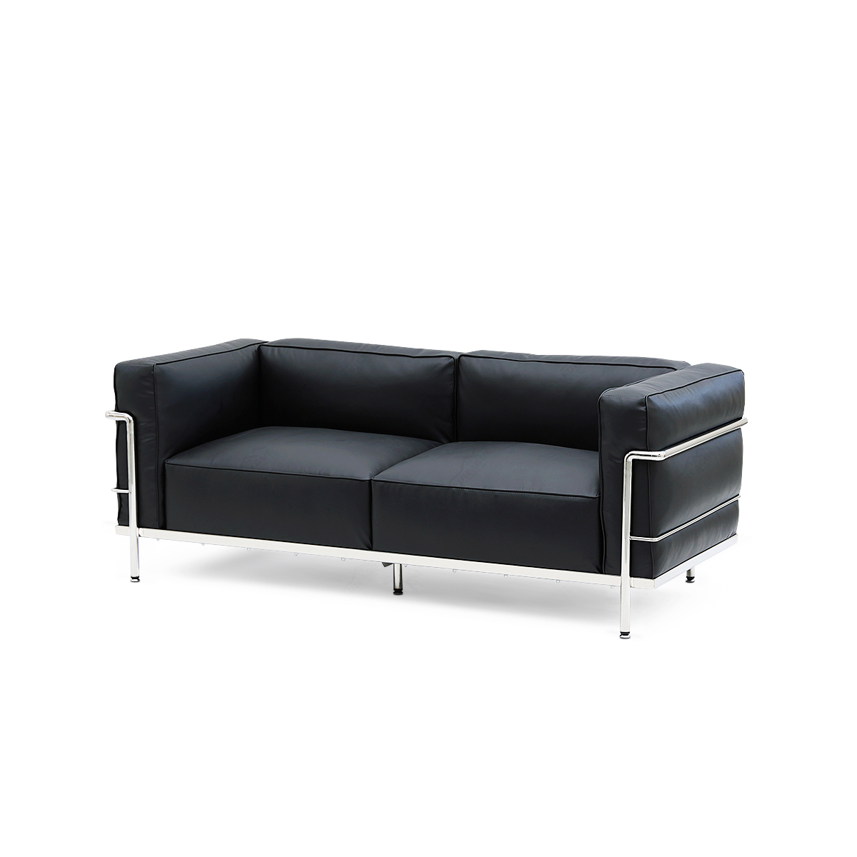 Le Corbusier LC3 Sofa 2 seater sofa Replica in Genuine Leather FA336-2S-L