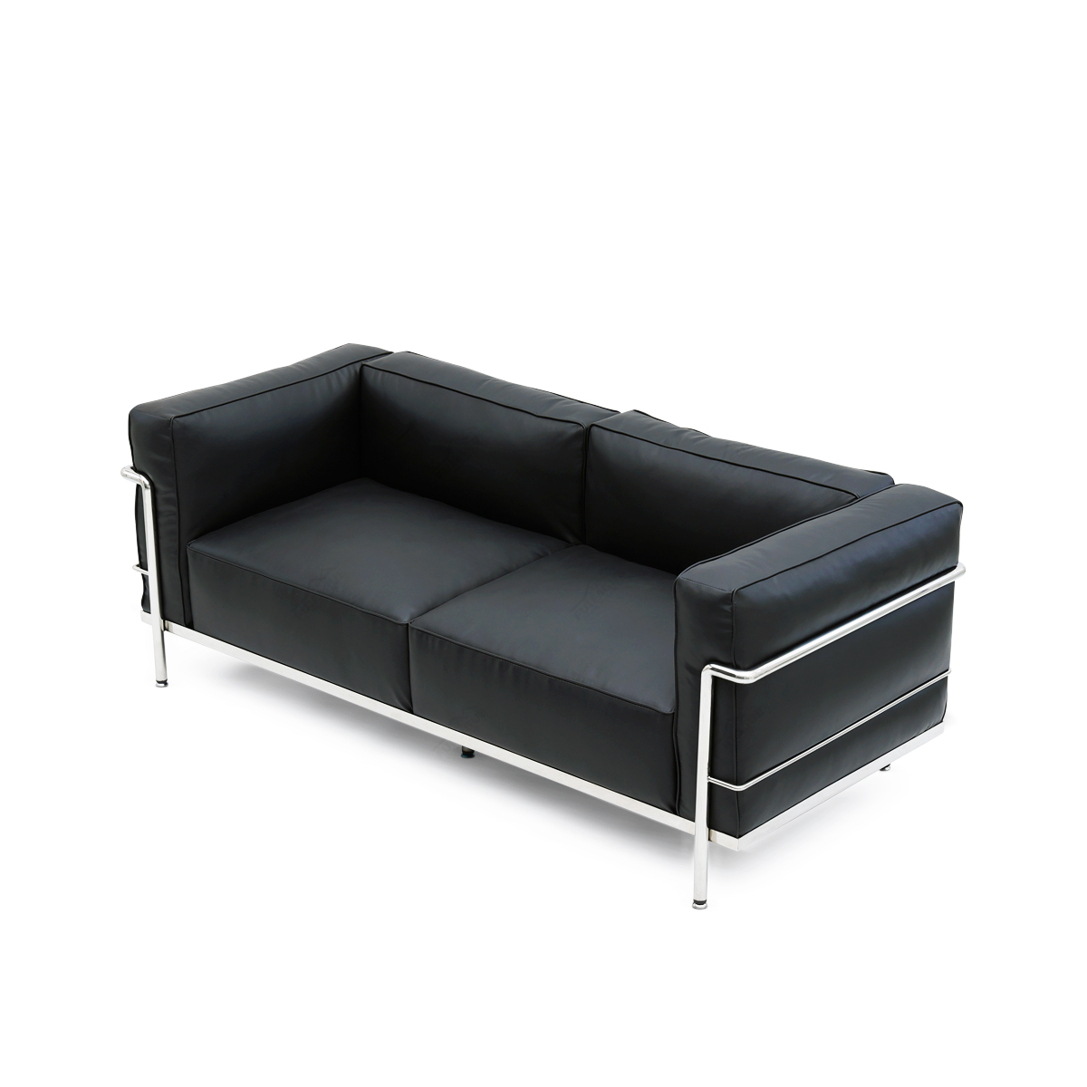 Le Corbusier LC3 Sofa 2 seater sofa Replica in Genuine Leather FA336-2S-L
