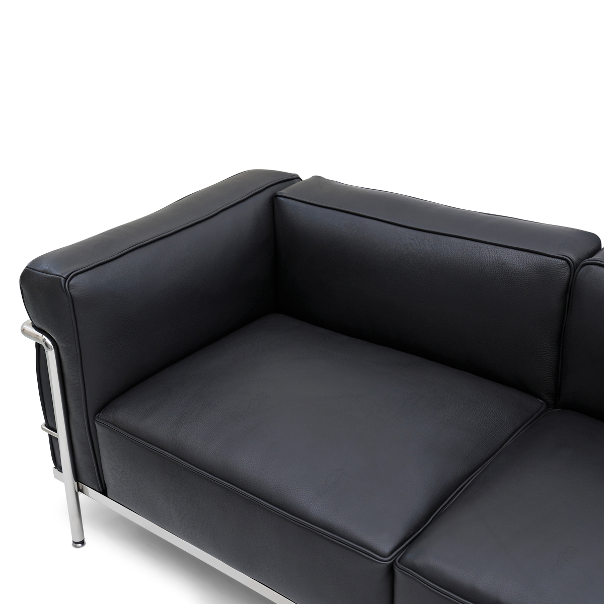 Le Corbusier LC3 Sofa 2 seater sofa Replica in Genuine Leather FA336-2S-L