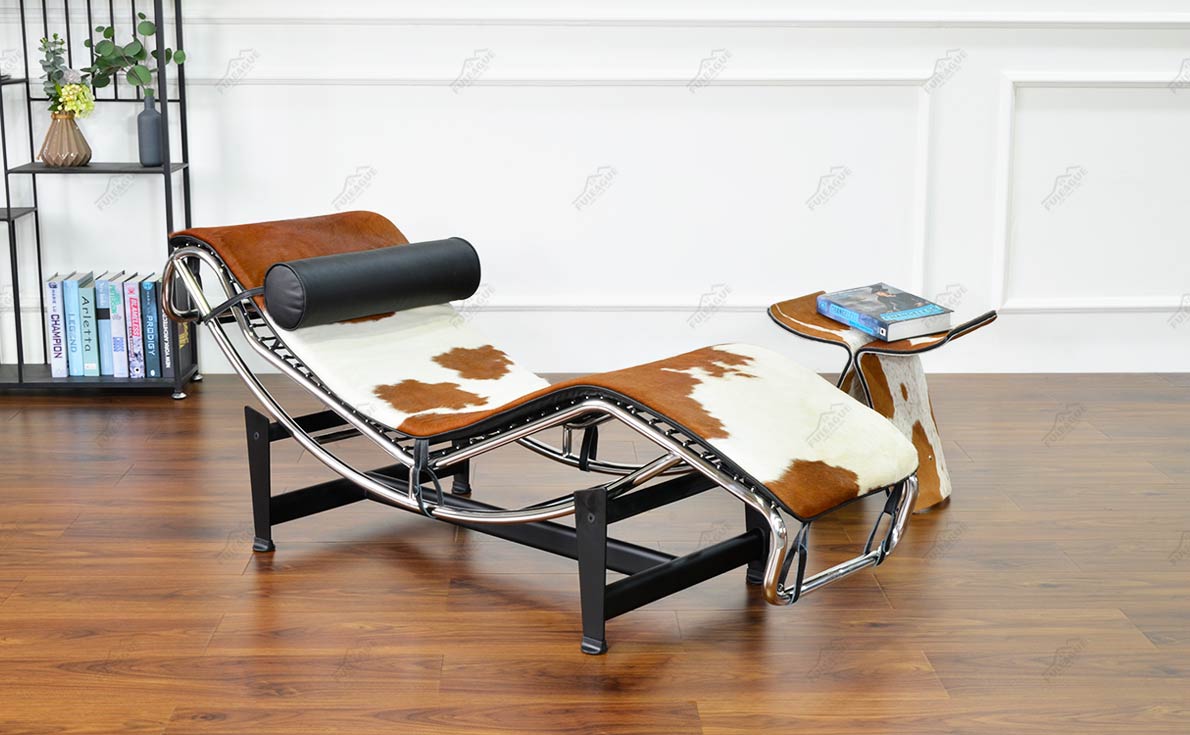 Fuleague chaise longue lc4 le corbusier FA016-Pony Skin