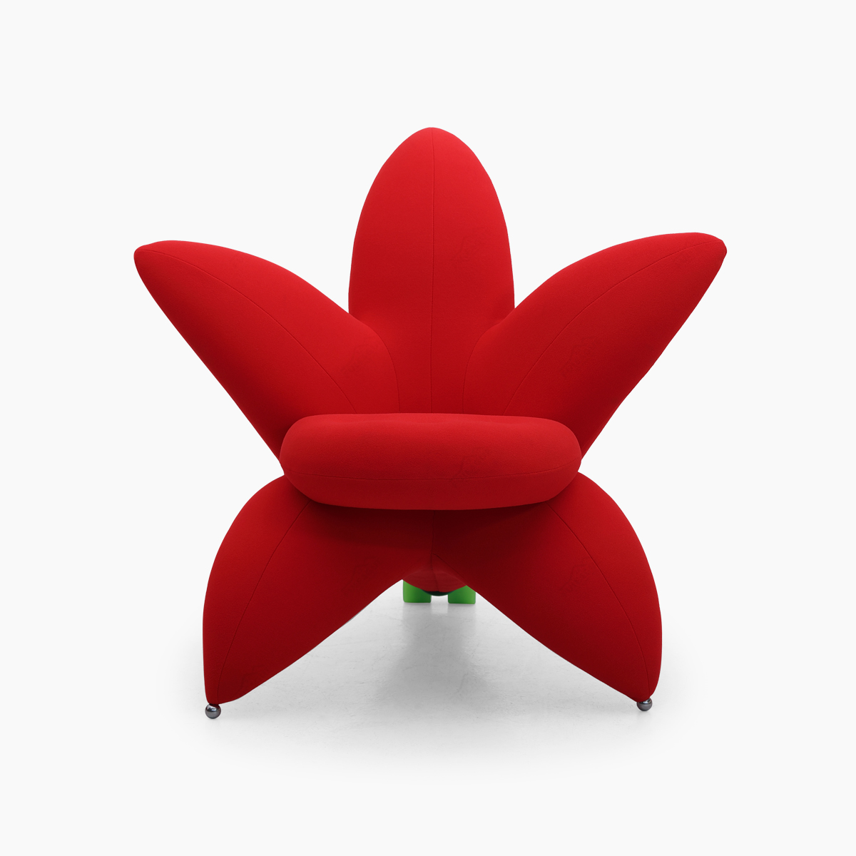 Lily Flower Chair In Fabric FA423-F