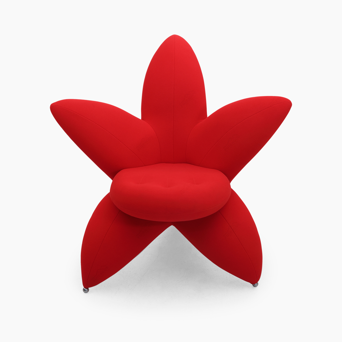 Lily Flower Chair In Fabric FA423-F