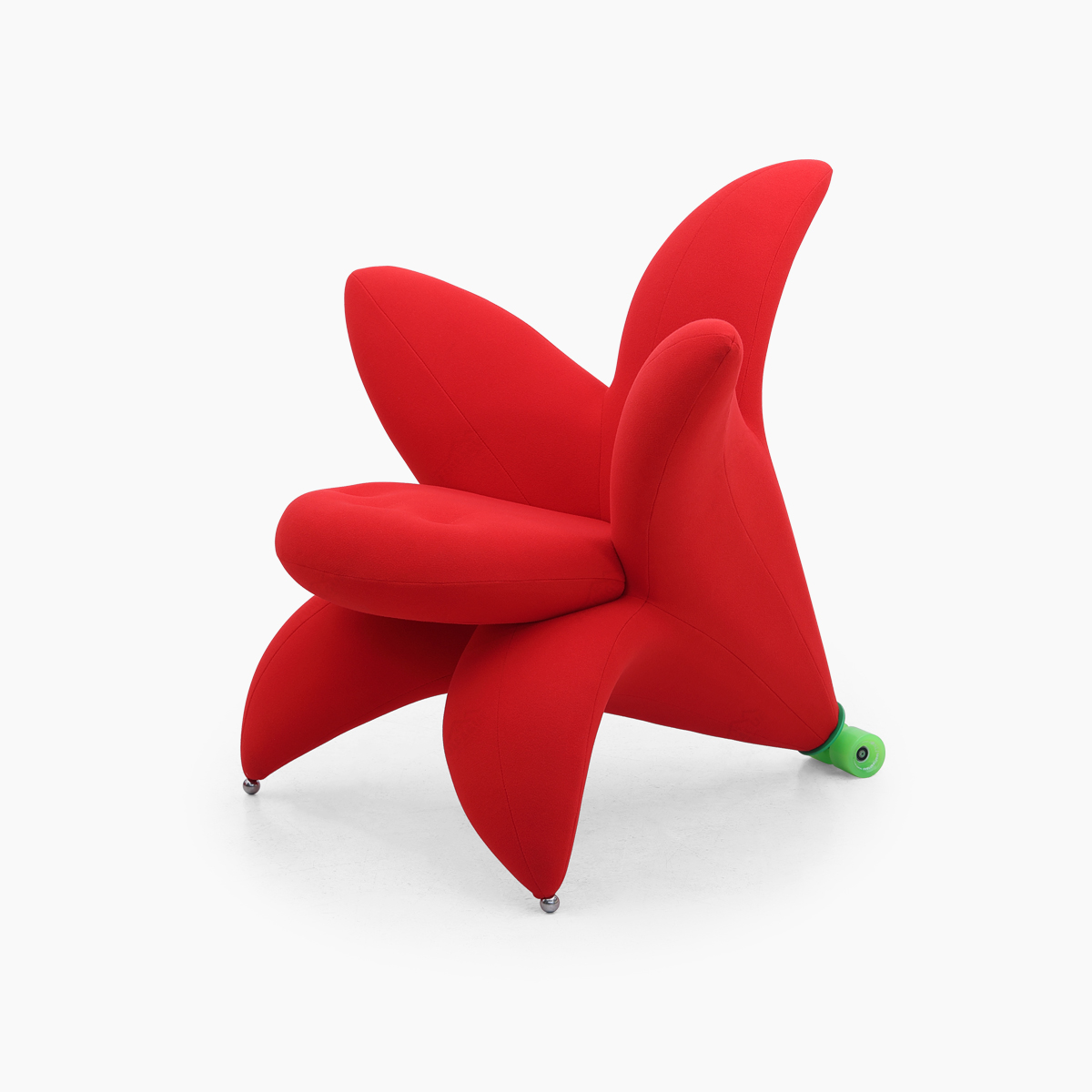 Lily Flower Chair In Fabric FA423-F