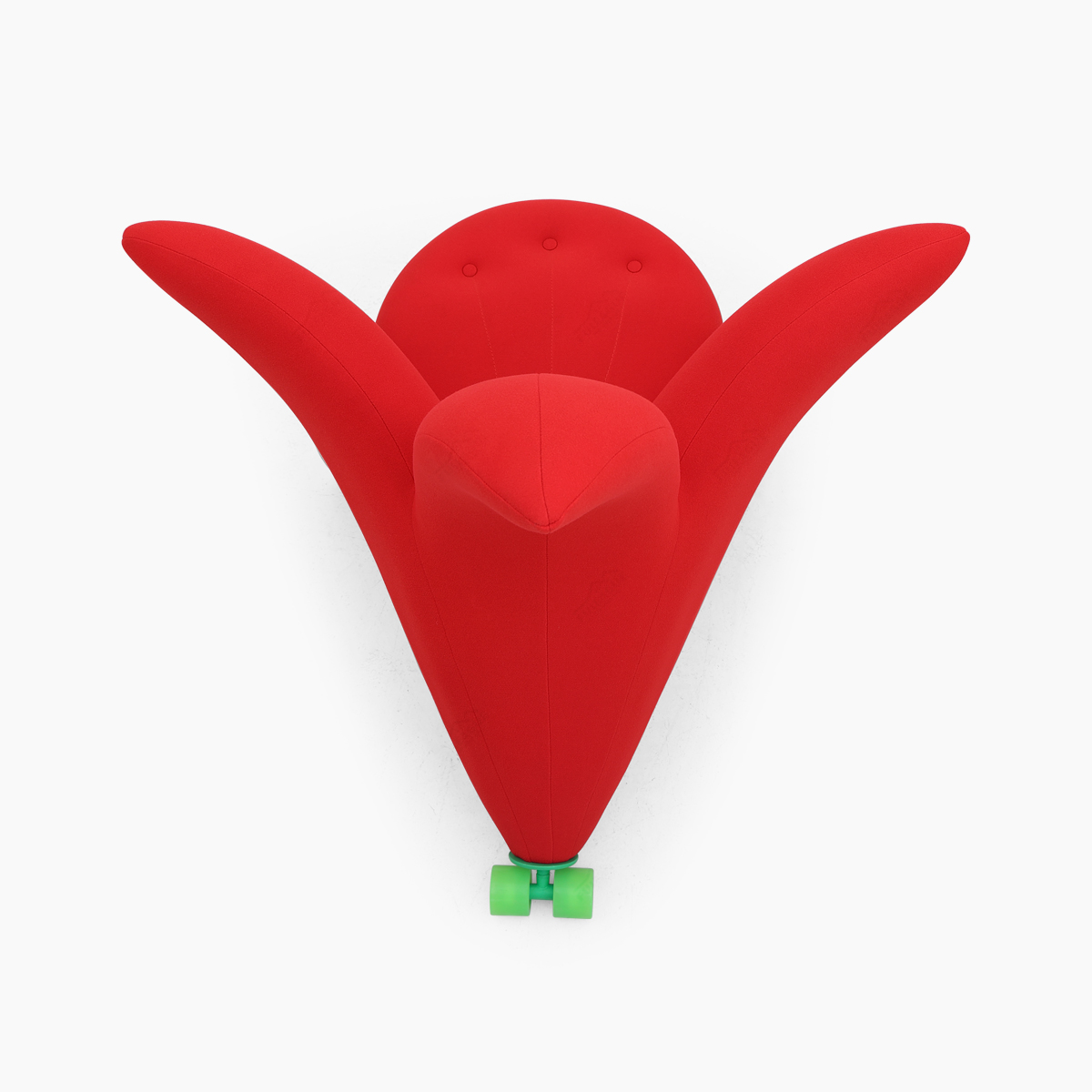 Lily Flower Chair In Fabric FA423-F