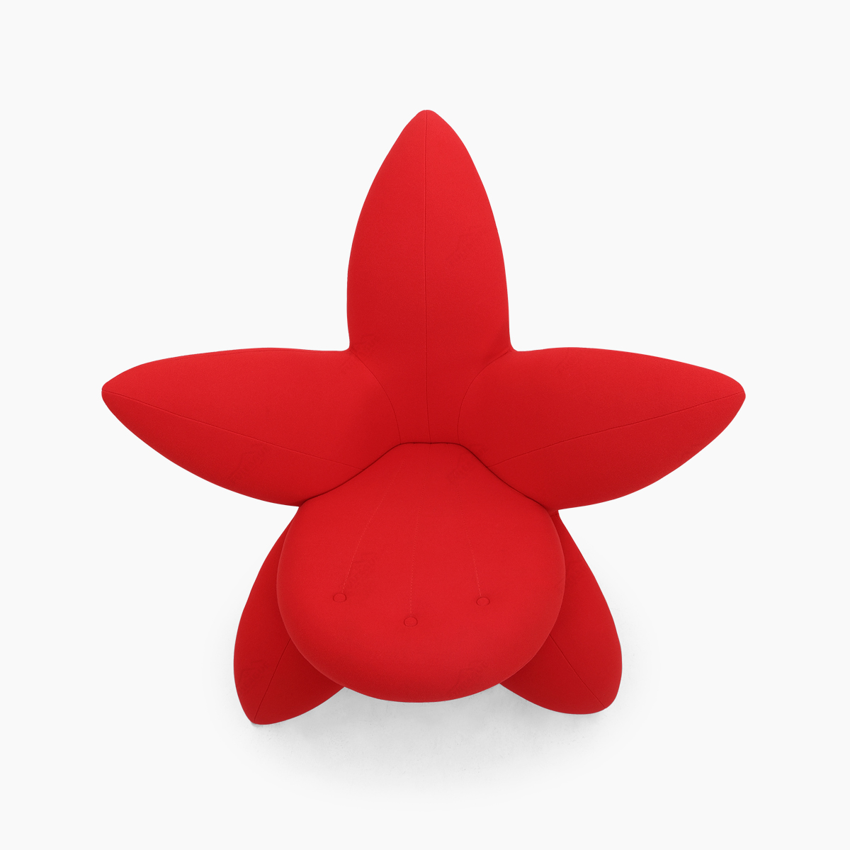 Lily Flower Chair In Fabric FA423-F