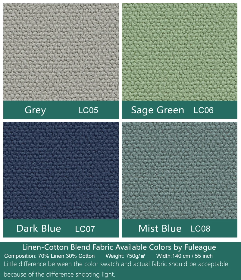 Modular Couch 6 Pieces Sectional Sofa In Fabric FA399-6PCS-B