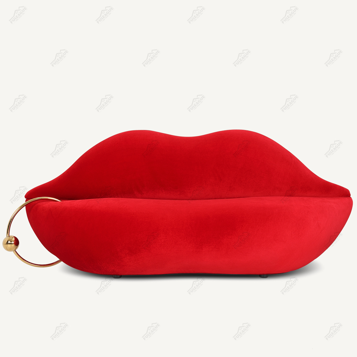 Lip Sofa Replica in Fabric FA337-3S-F