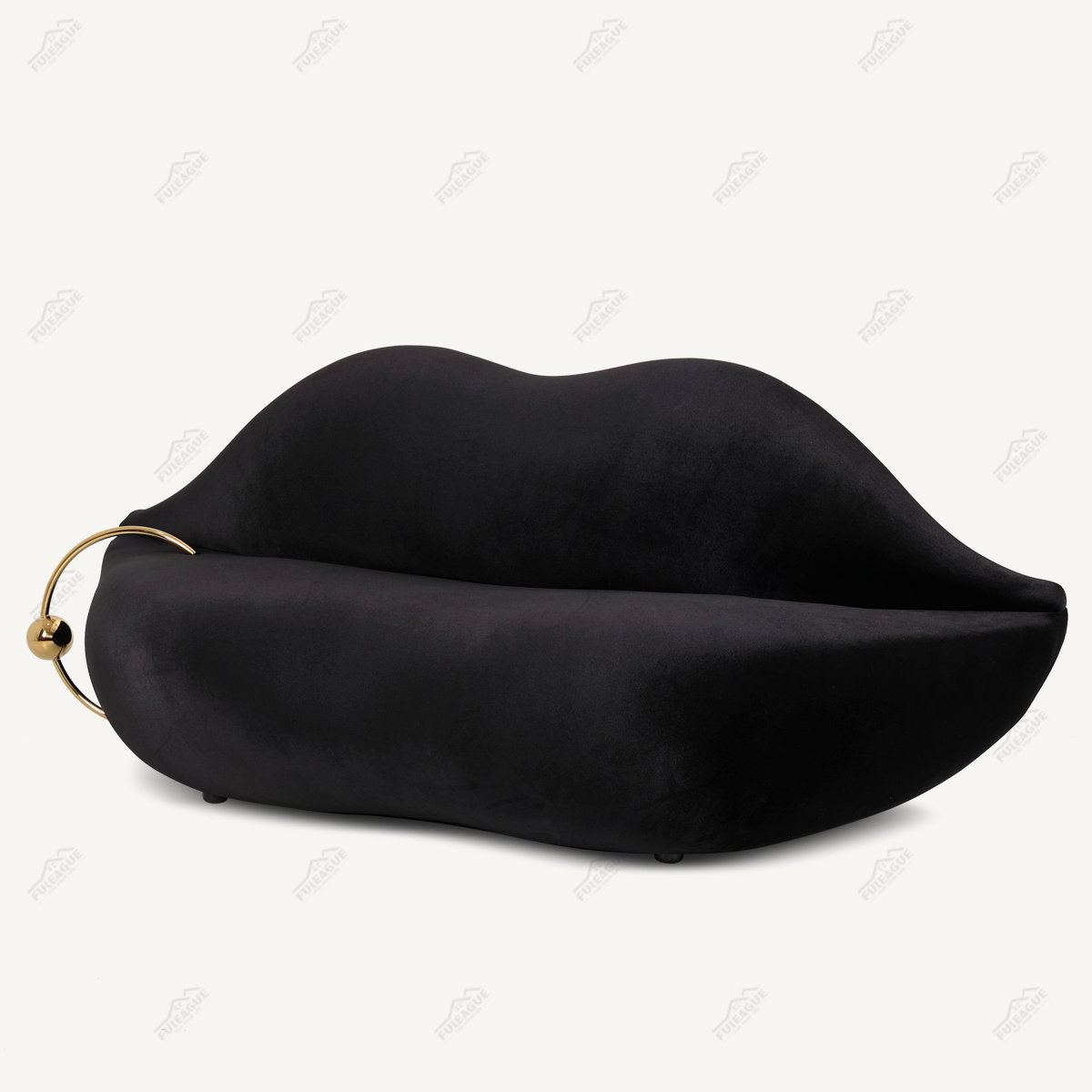 Lip Sofa Replica in Fabric FA337-3S-F