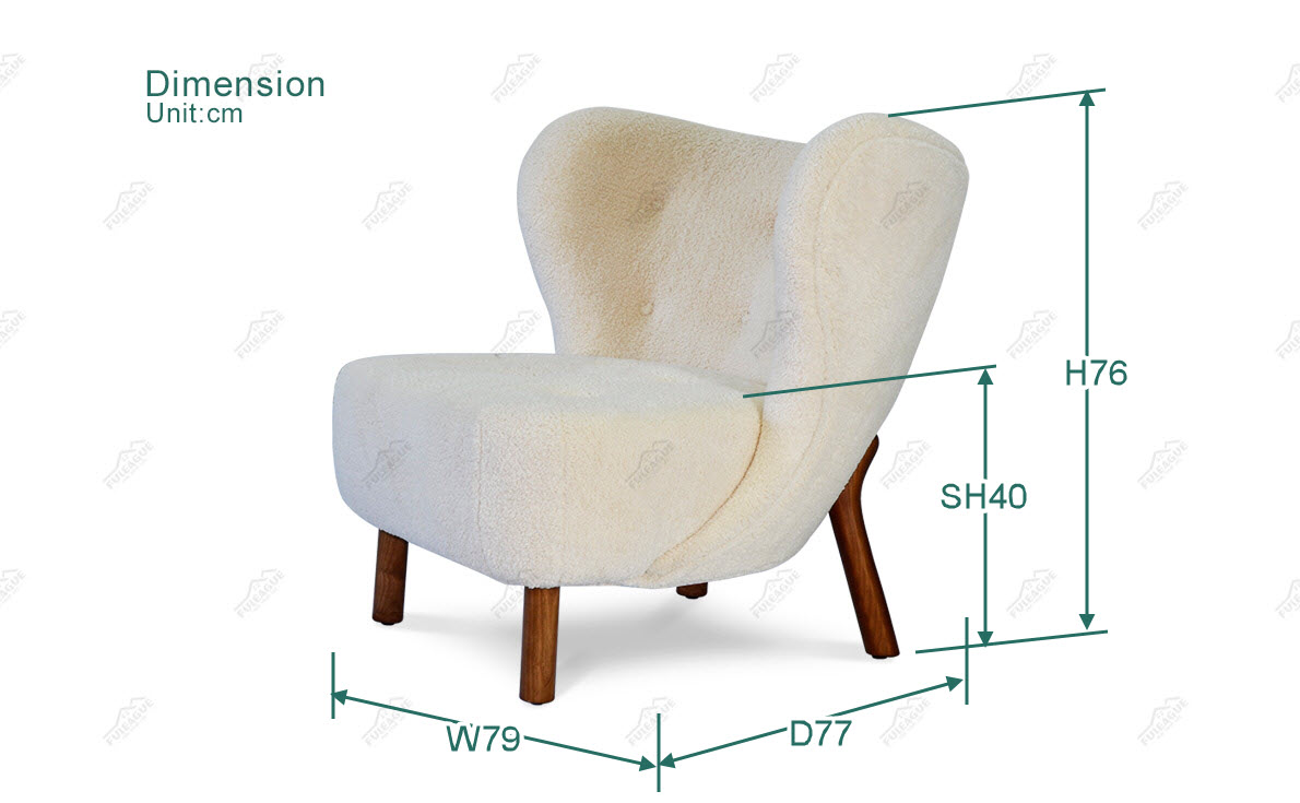 Fuleague little petra chair dimension FA355-1S-F