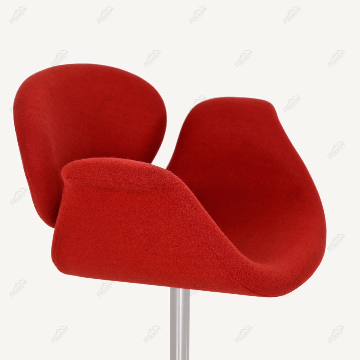 Little Tulip Swivel Chair Replica in fabric FA394-F