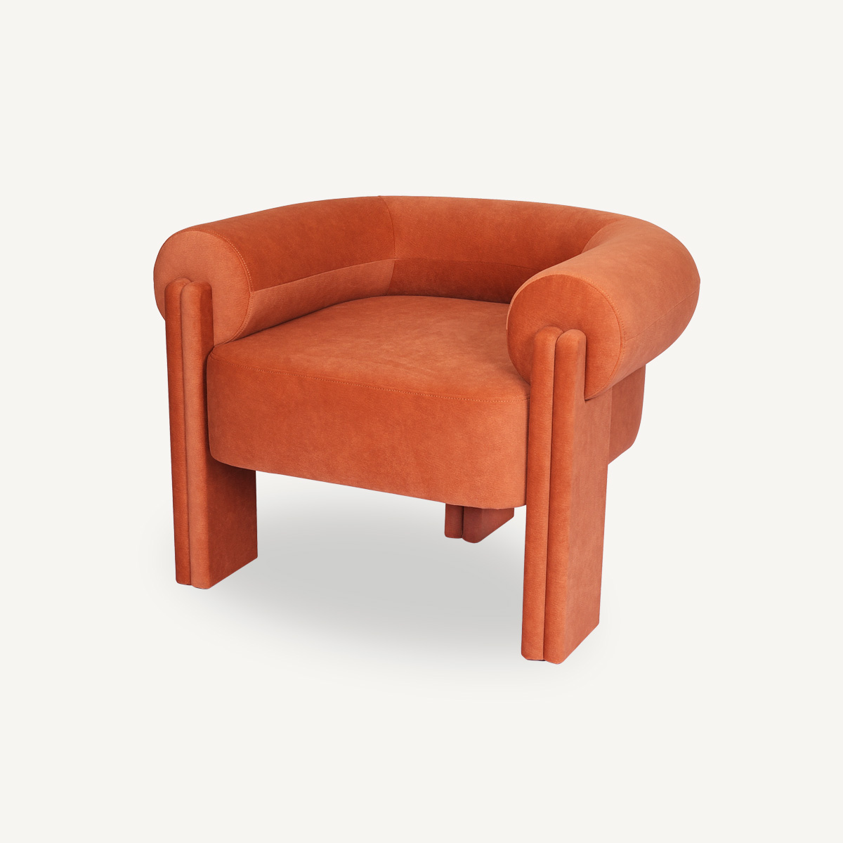 Low Back Armchair Fabric Armchair FA373-F