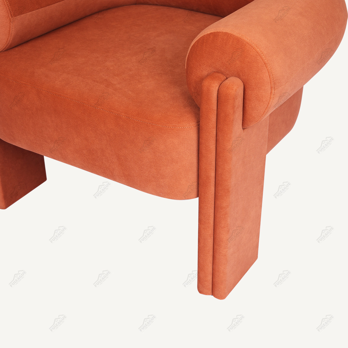 Low Back Armchair Fabric Armchair FA373-F