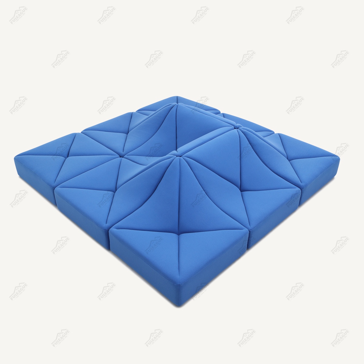 Low Modular Sofa 9 Pieces Sectional Sofa In Fabric FA399-9PCS-C