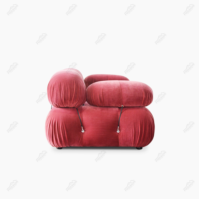 Modular sectional sofa loveseat in Fabric FA350-L&R which include 1xLeft seat,1xRight seat