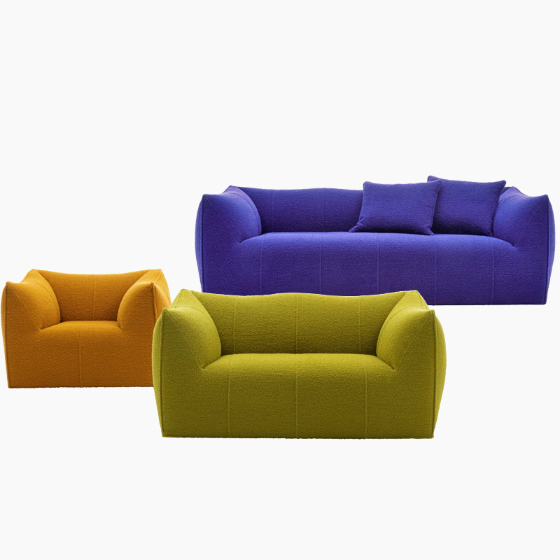 Mario Bellini Sectional Sofa in Fabric FA371-1S&2S&3S-F which include 1x Armchair,1x Loveseat,1x 3 seater sofa