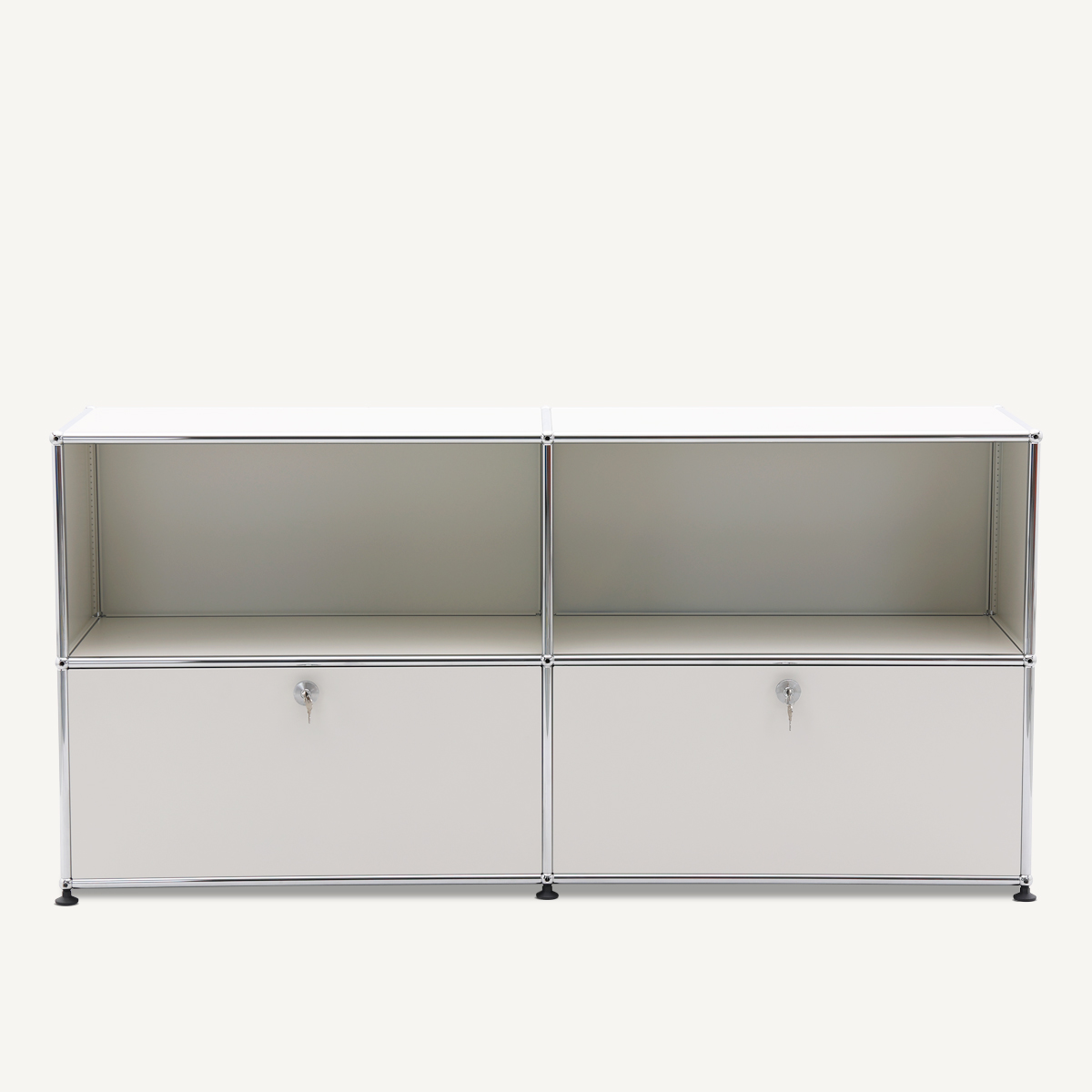 Metal Credenza White Credenza Cabinet FT087