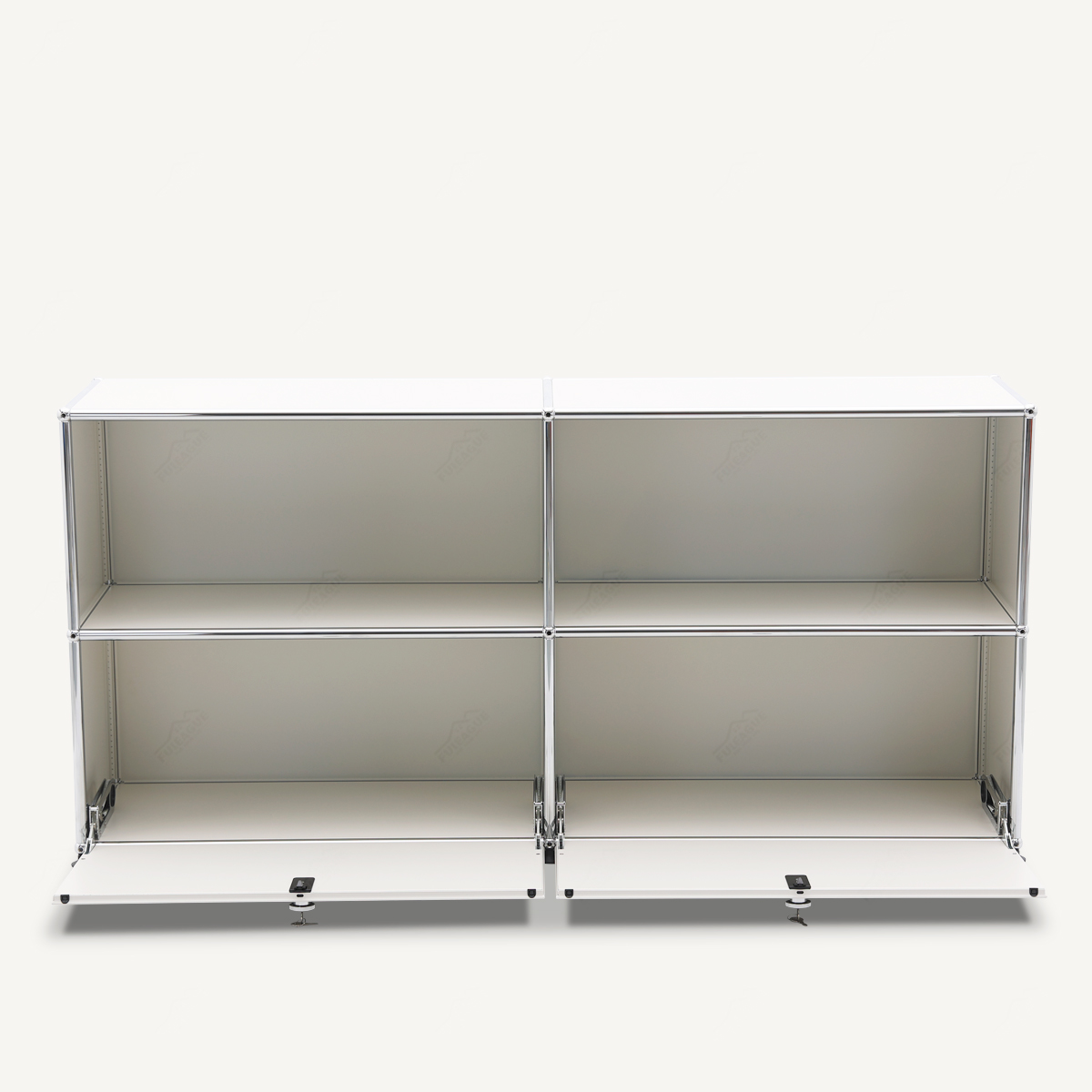 Metal Credenza White Credenza Cabinet FT087