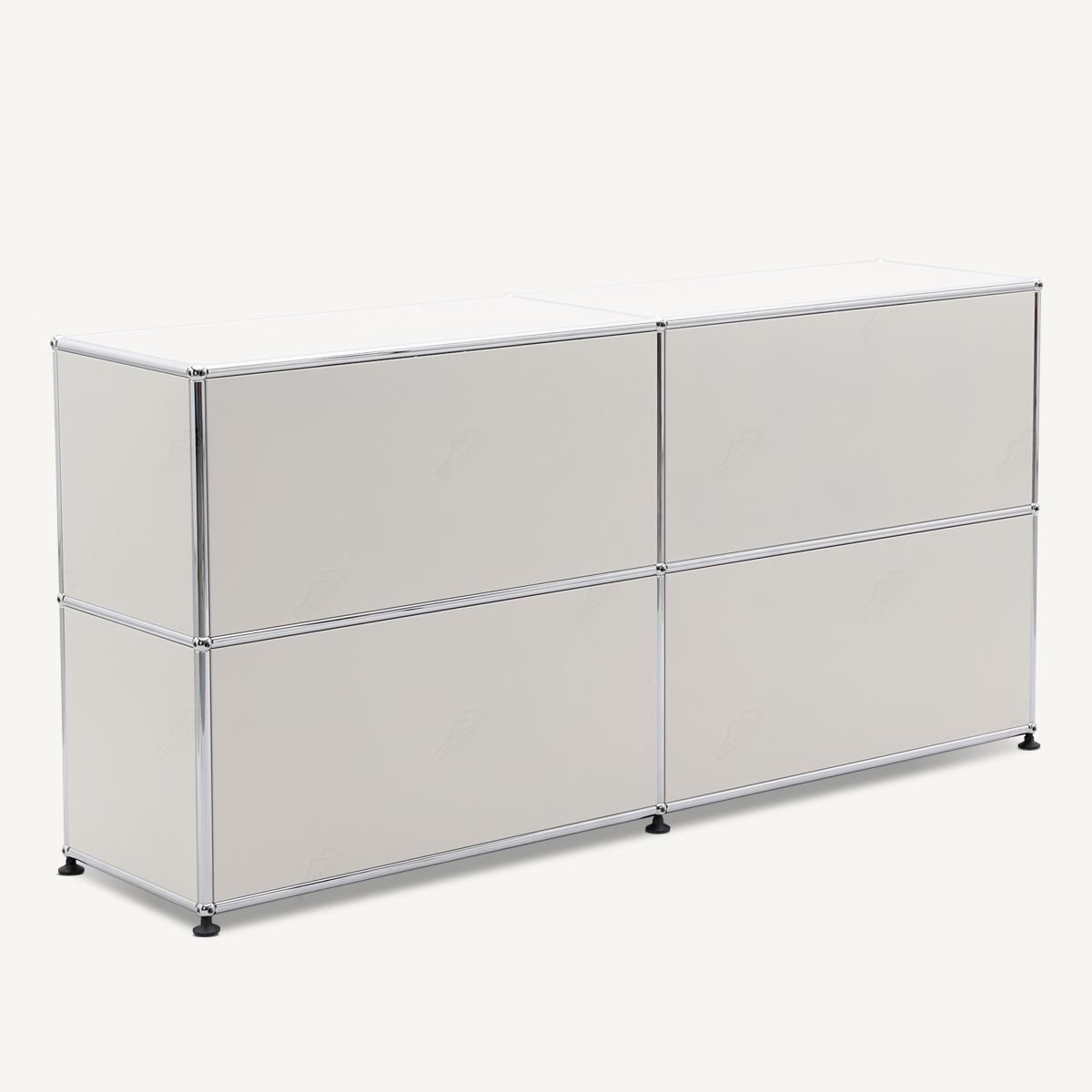 Metal Credenza White Credenza Cabinet FT087