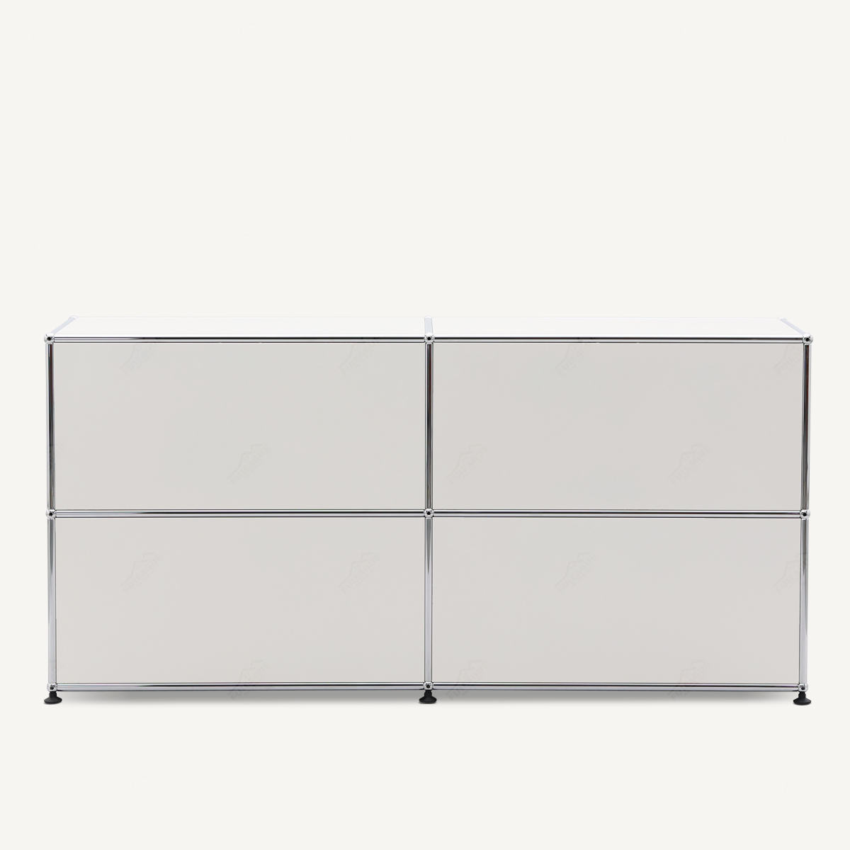 Metal Credenza White Credenza Cabinet FT087