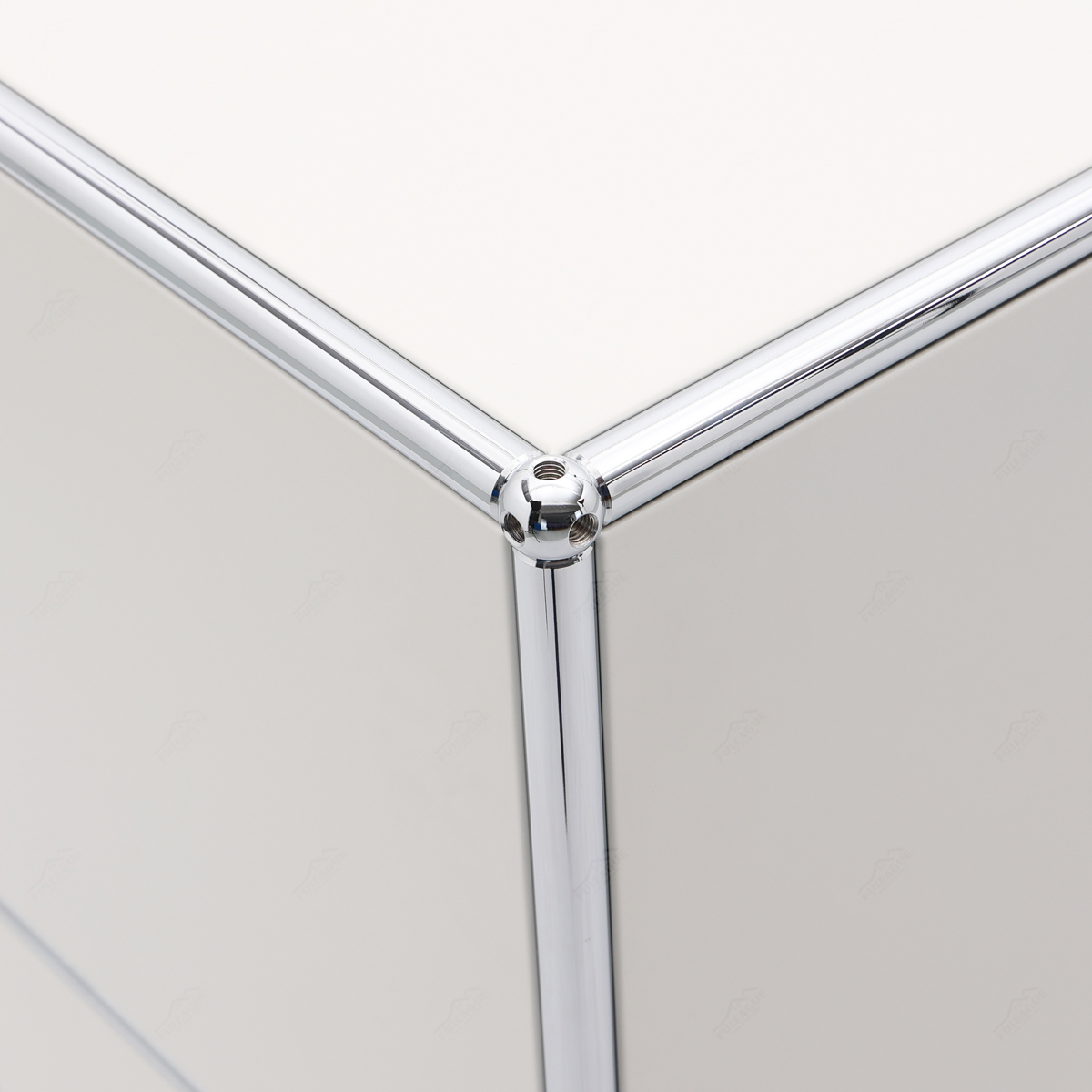 Metal Credenza White Credenza Cabinet FT087