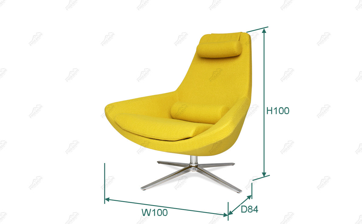 Fuleague jeffrey bernett metropolitan chair dimension FA057-F