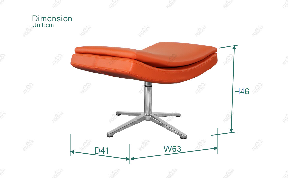 Fuleague jeffrey bernett metropolitan ottoman dimension FA057-O