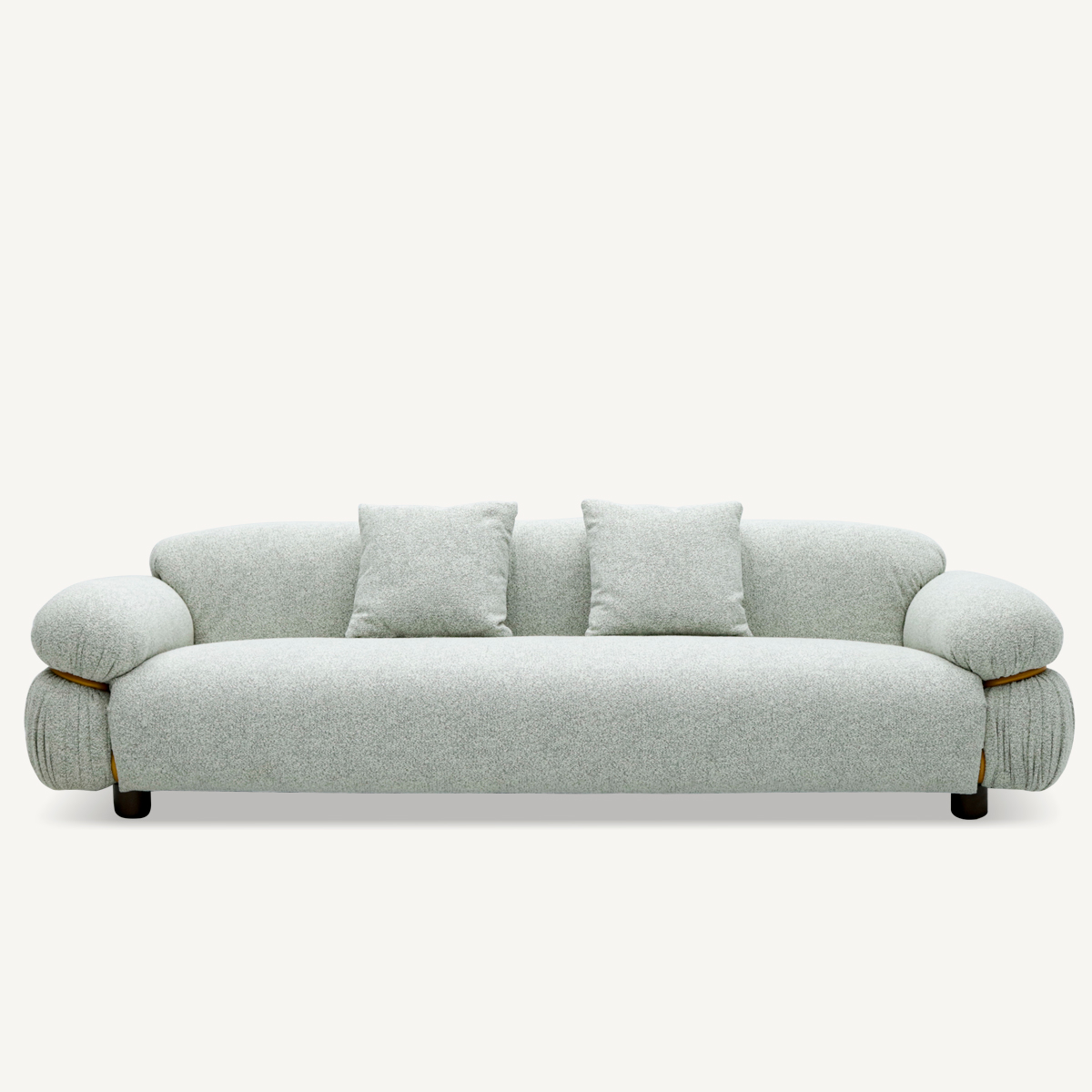 Mid Century Modern Three Seater Sofa In Fabric FA390-3S-F