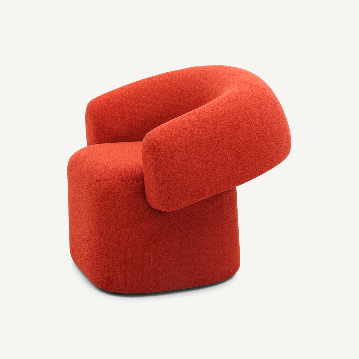 Modern Accent Armchair In Fabric FA417-F