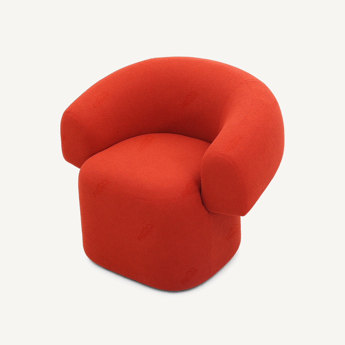 Modern Accent Armchair In Fabric FA417-F