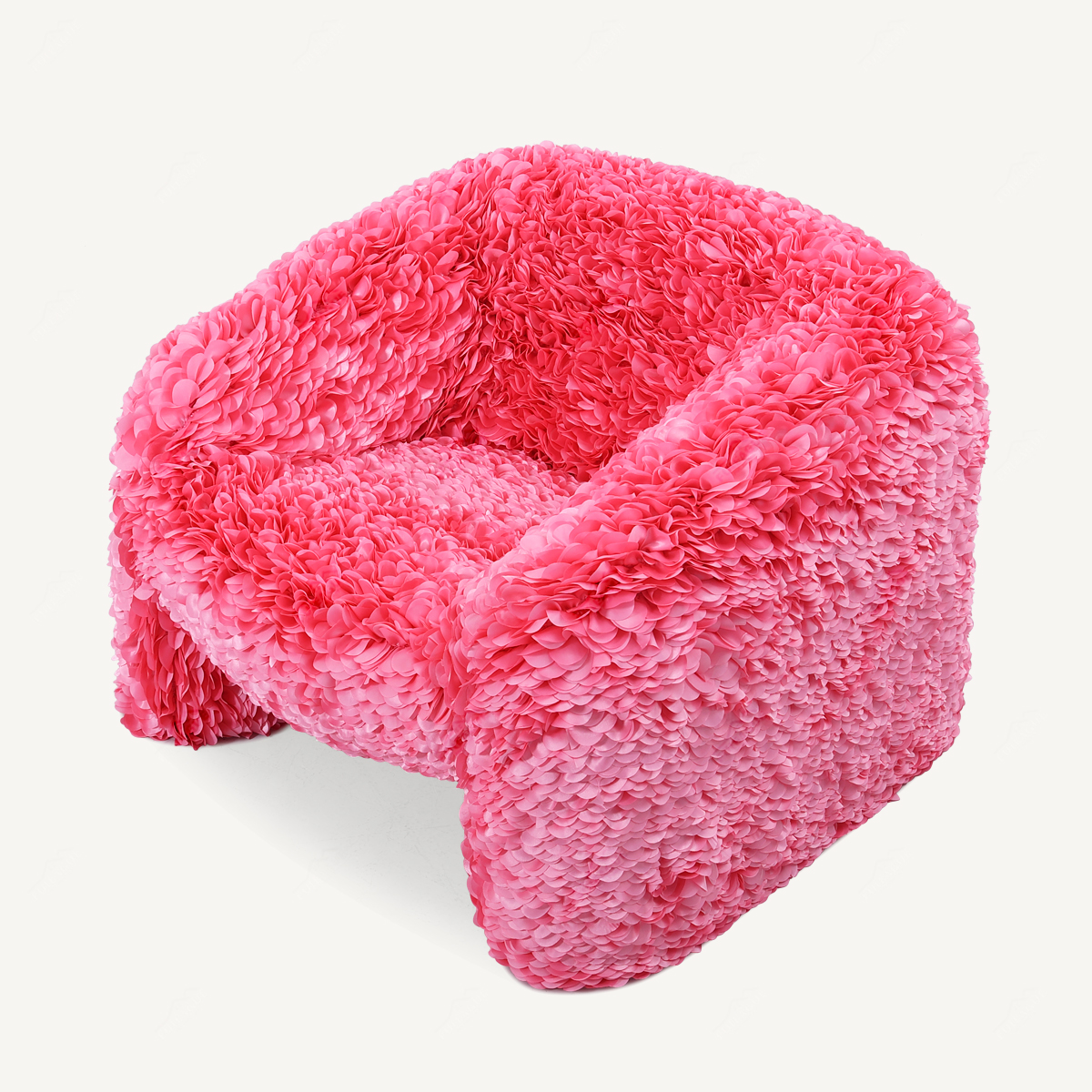 Modern Armchair Petal Chair In Fabric FA415-F