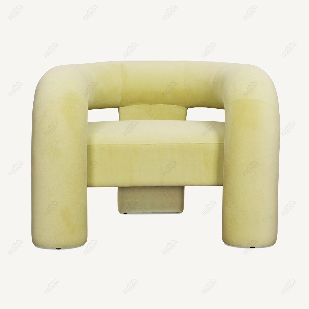 Modern Comfortable Lounge Chair In Fabric FA375-F