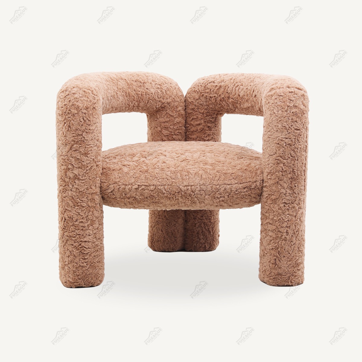 Modern Comfortable Lounge Chair In Fabric FA405-F