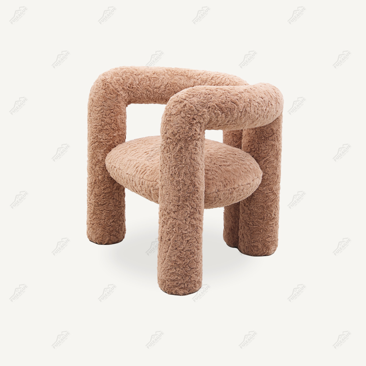 Modern Comfortable Lounge Chair In Fabric FA405-F