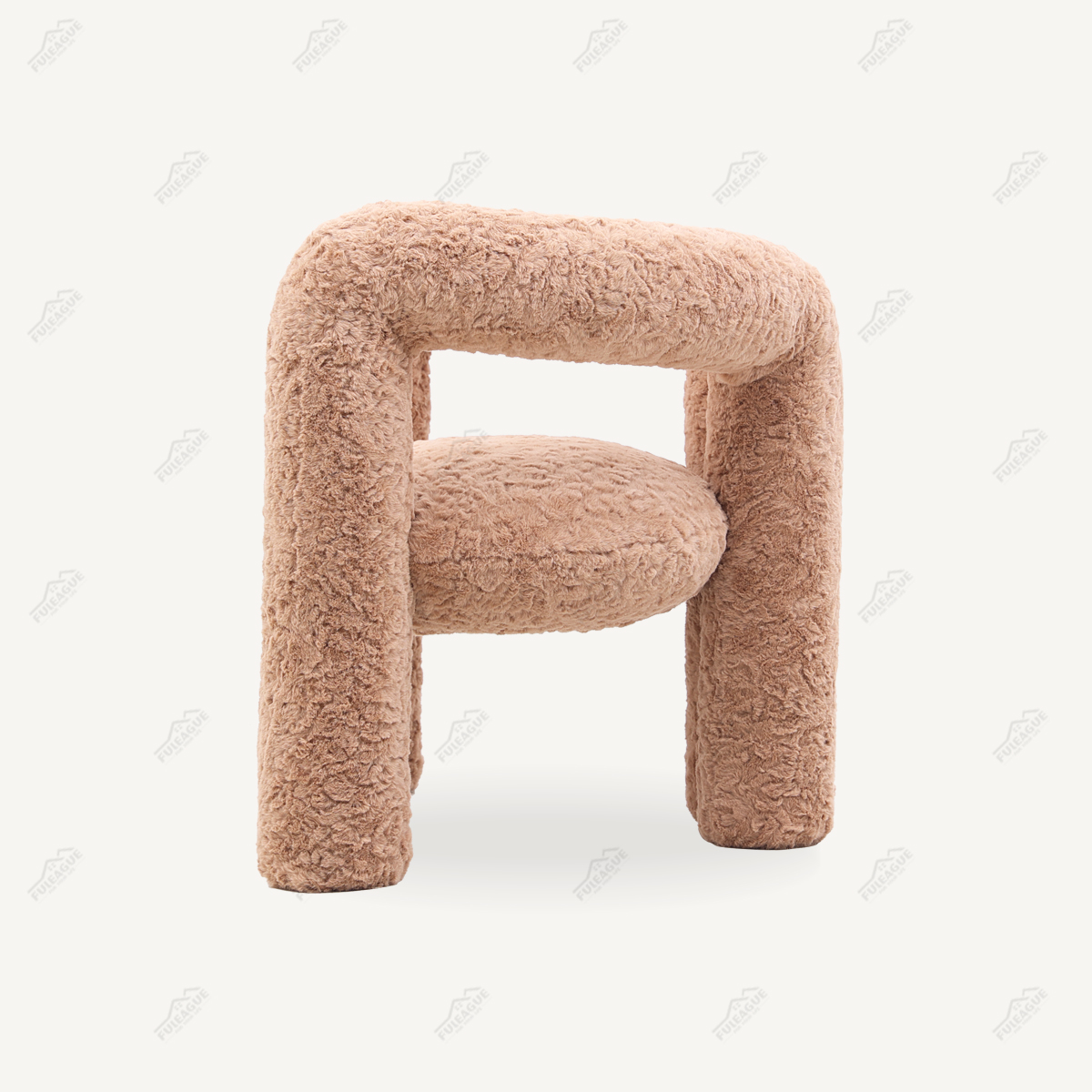 Modern Comfortable Lounge Chair In Fabric FA405-F