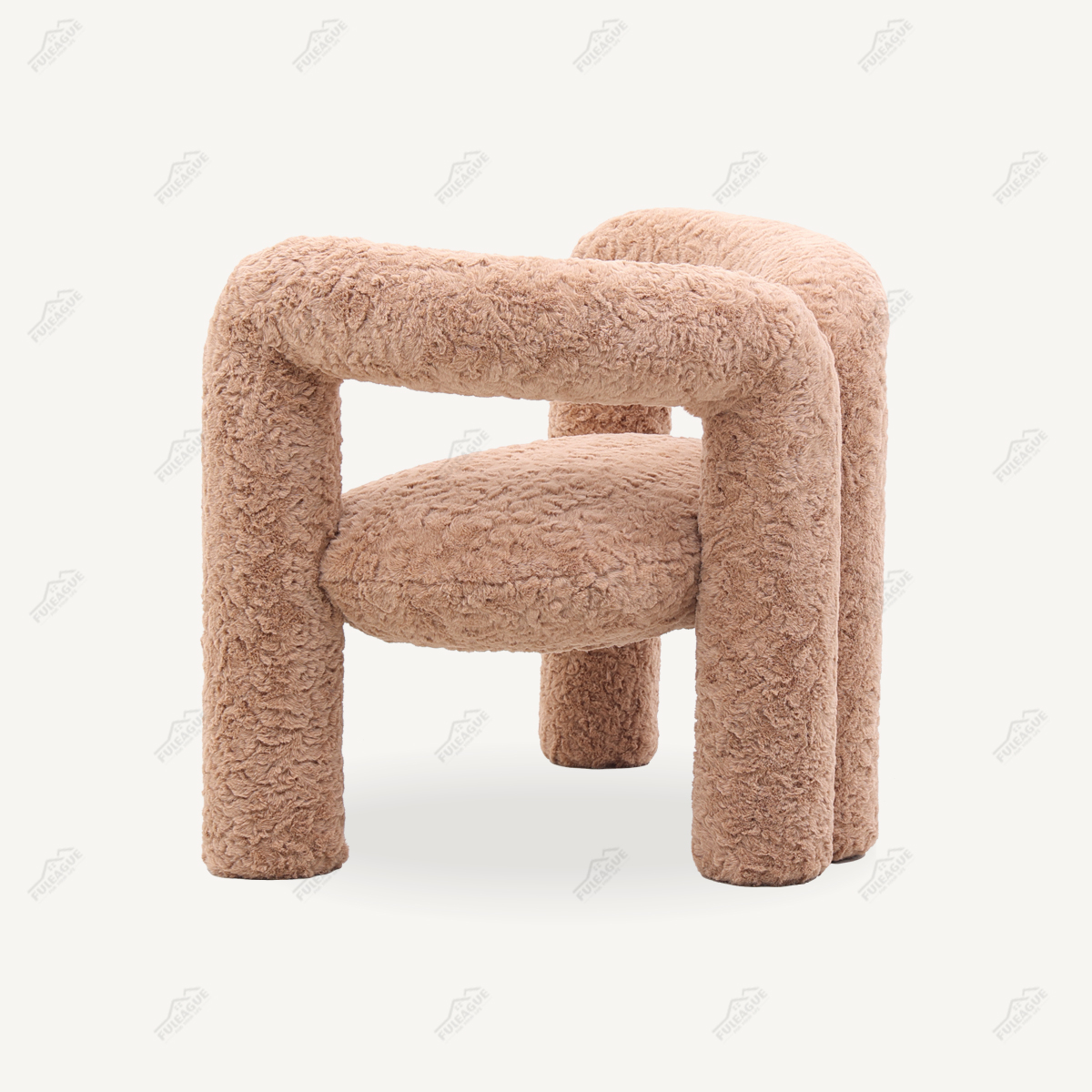 Modern Comfortable Lounge Chair In Fabric FA405-F