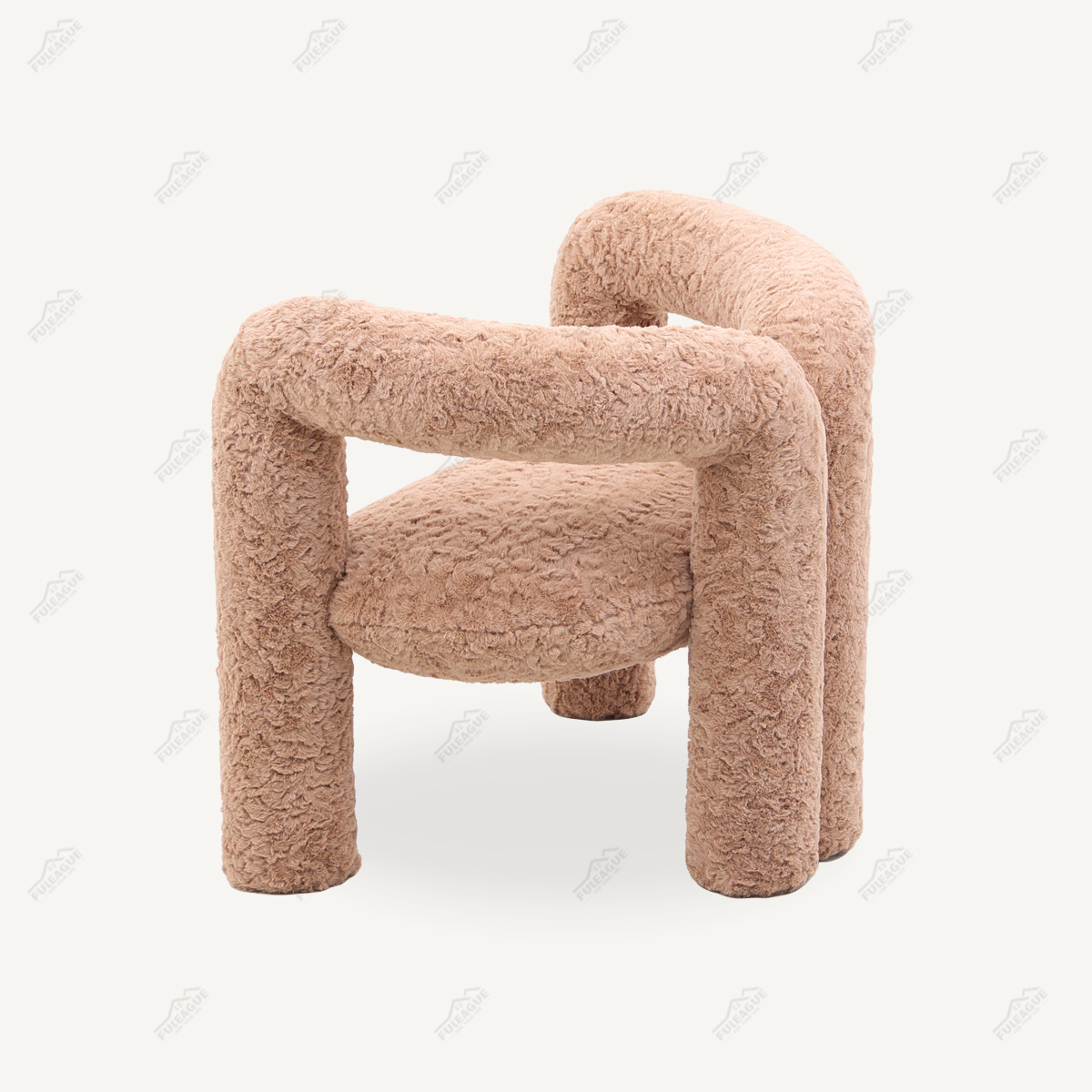 Modern Comfortable Lounge Chair In Fabric FA405-F