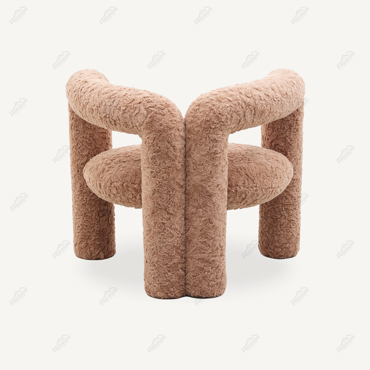 Modern Comfortable Lounge Chair In Fabric FA405-F